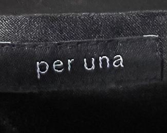 Vtg Black, Teal and Pink Beaded Bag w Beaded Fringe per una