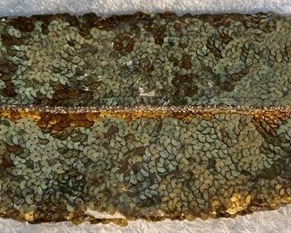 Vtg Gold Clutch Made in France