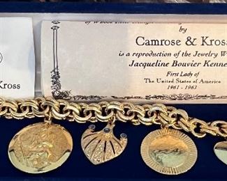 Camrose & Kross Charm Bracelet JACQUELINE KENNEDY