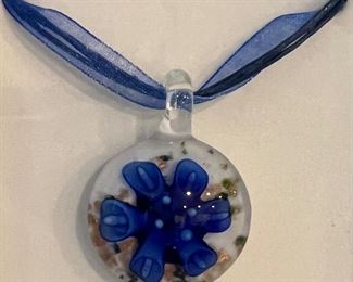 Glass Pendant Necklace