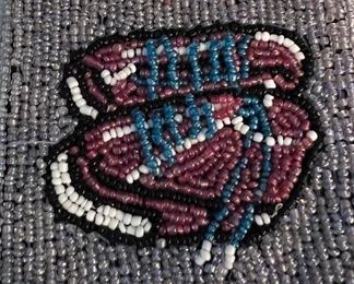 TAJ Creations Hand Beaded Keychain Coin Purse