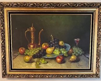 Vintage Painting by Kance