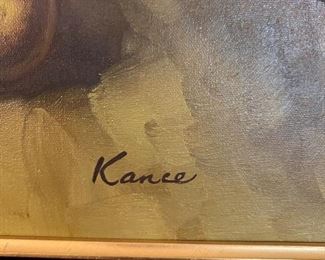 Vintage Painting by Kance