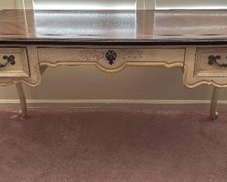 Vtg Hammary Desk w Cabriole Legs