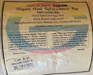 Elegant Hand Tufted Chinese Rug