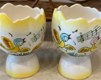 Vtg Egg Cups