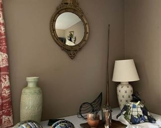 home decor, pottery, lamps, stained glass lamp