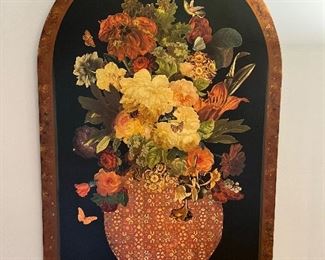 Decorative hand painted wall art