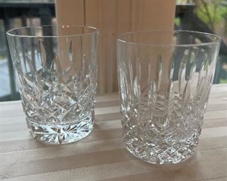 Waterford crystal rocks glasses