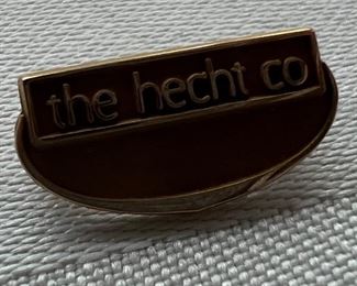 10KT Gold "The Hecht Co" pin (pr)