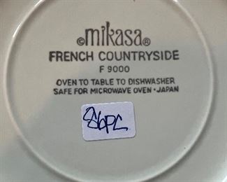 Mikasa "French Countryside" F9000 China Set (86pc)