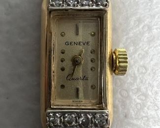 14KT Gold Geneve women's wristwatch