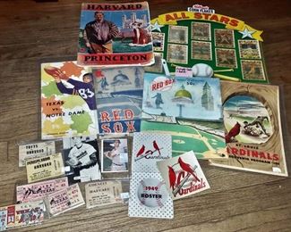 Football & Baseball Programs & Tickets