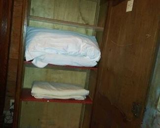 Shelving inside armoire