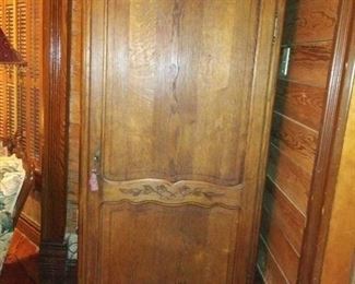 Front view of small armoire. perfect for halls or small entrance