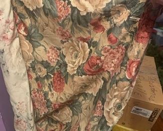 remaining bolt of fabric from decorating chairs.