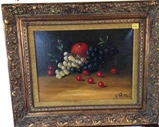 Beautiful still life by Rutz.  19x23” framed.