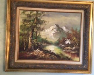 Original oil painting. Framed 27”x23”.