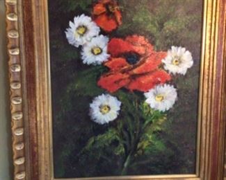 Lovely original painting.  Framed 18x22”.