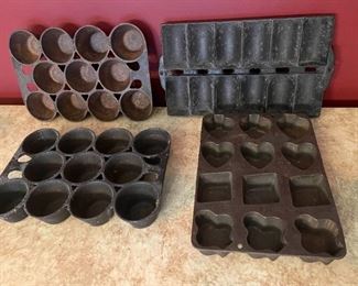 Cast Iron Molds Wagner Ware And Griswold