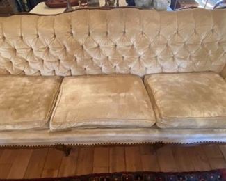 Vintage Tufted Couch Armchair