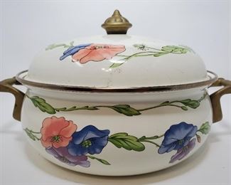 Vintage Villeroy Boch Amapola 3 Quart Covered Casserole 