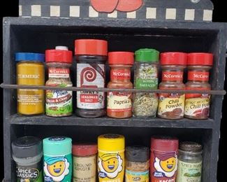 Wood Bistro Spice Rack