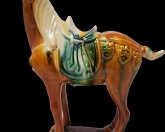 Vintage Chinese War Horse - Tang Dynasty Style 