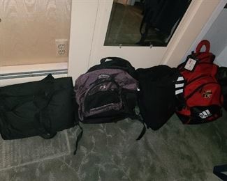 Assorted Backpacks