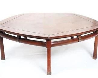 Mid-Century Modern Pentagon (5-sided) Coffee Table (45”W x 45”D x15”D)