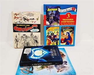 Complete Book of Cartooning, Disney Book, and Avengers Coloring Book