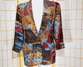Vintage 100 percent Rayon Jacket