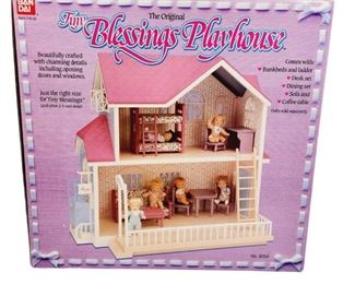 Vintage 1987 BanDai Tiny Blessings Playhouse