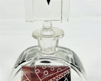 Prada Art Deco Glass Perfume Bottle