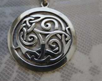 Silpada sterling silver celtic pendant. $45