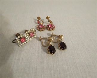 Vintage screw back earring. $12 each.