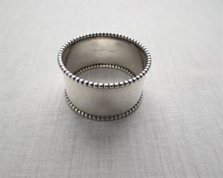 925/1000 sterling silver napkin ring, no mono. $45