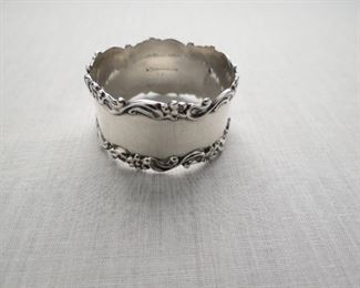 N. S. Co., sterling silver napkin ring. No mono. $45