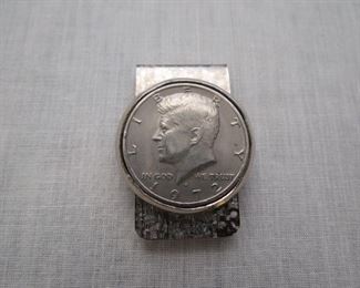 Kennedy half dollar money clip. $15