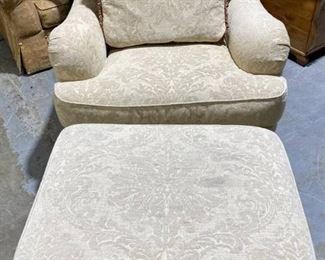Terrific Thomasville Furniture Chair and Ottoman