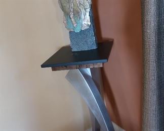 9    art  on  stand     76" tall  (includes  stand)  by Demass  Max    