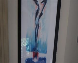 56       two  figures    art        signed   35.00 