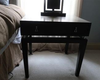 66    one  of  two  lamp  tables  being  sold  as  a  pair  One  is 24  x 21    See  the  next  photo  for  other  table  which  is  round          The  price  is  250.00