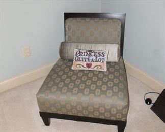 67     green  chair with  pattern        150.00