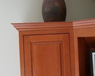 76    metal  vase  20"  tall   48.00