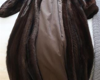 97  mink coat full length, the size is  large  250.00