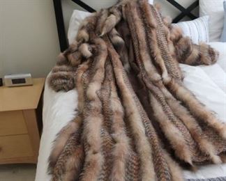 101 Schjelee fur coat  medium to large size 200.00