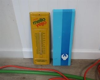 131.  Mello Yello thermometer 14 x 4 1/2"     125.00