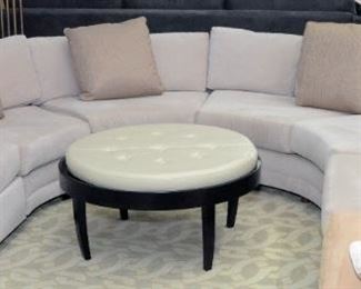 Ultra suede sectional