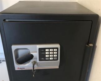Sentry floor safe with digital and keyed entry
